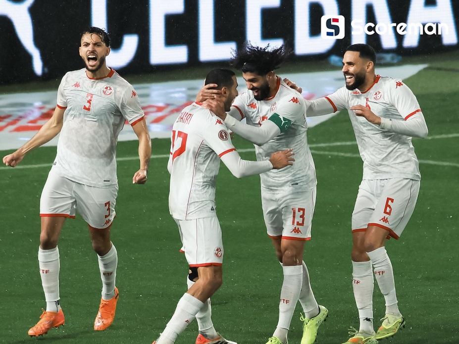 튀니지, 우간다 3-1 제압... C조 1위 차지